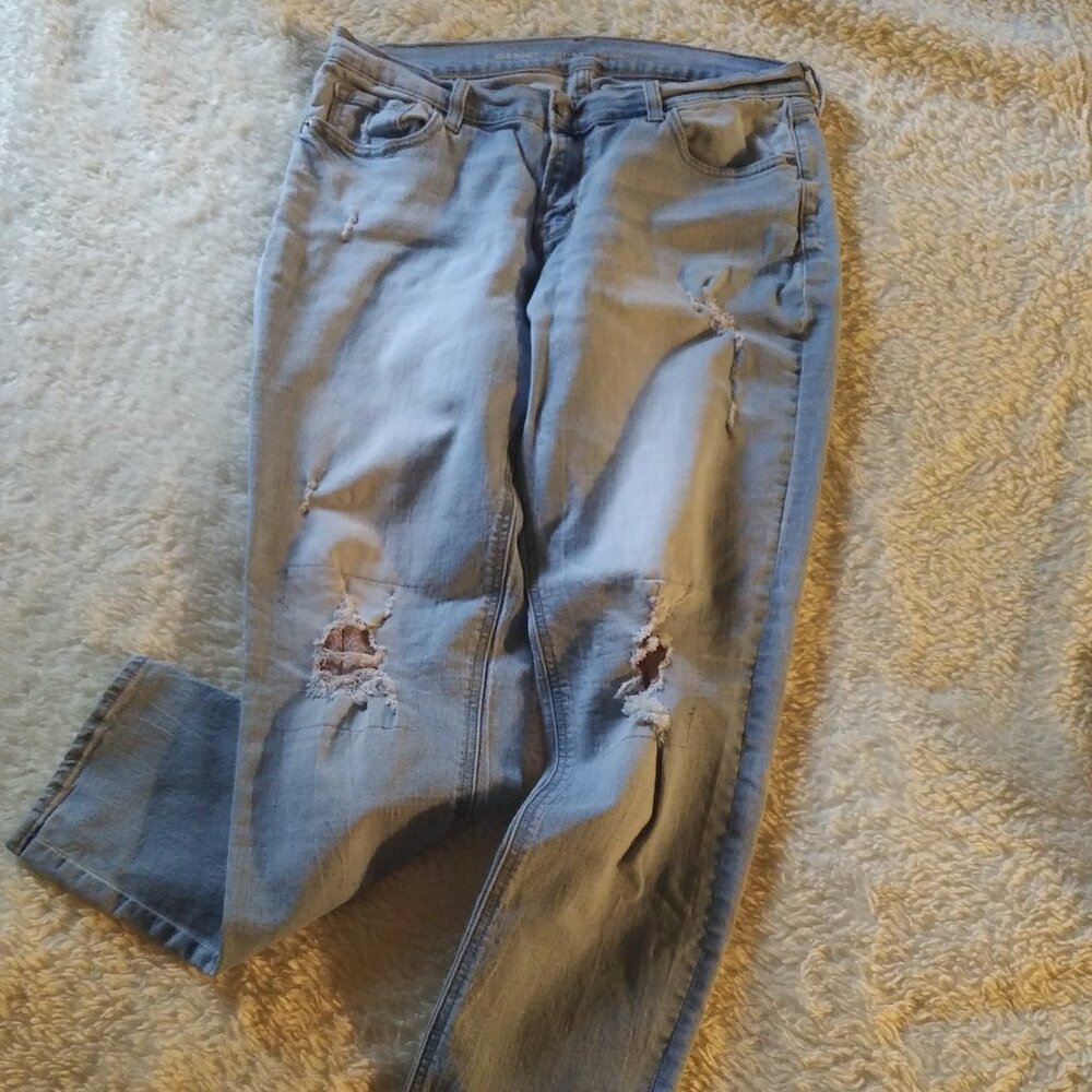 Old Navy ripped denim